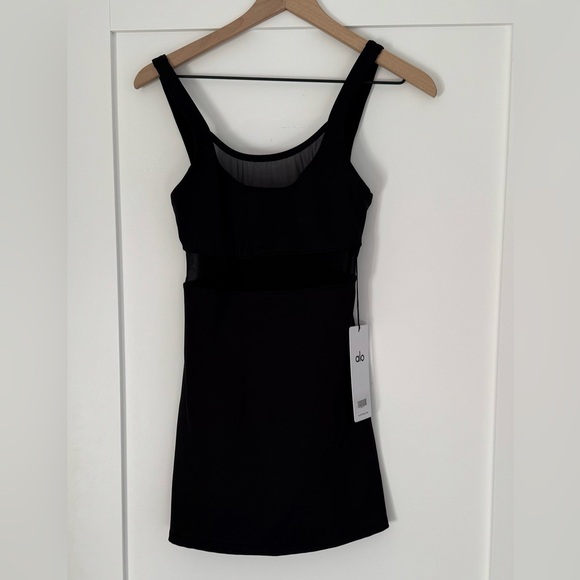 NWT ALO Double Trouble Airlift Tennis Dress Black Size XS - Picture 5 of 6